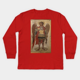 St. Michael the Archangel Kids Long Sleeve T-Shirt